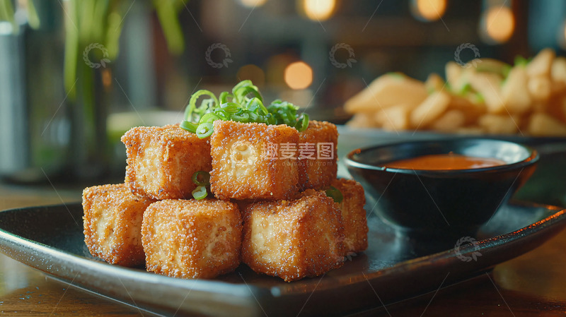 高清大图下载【趣麦麦图】香酥豆腐块