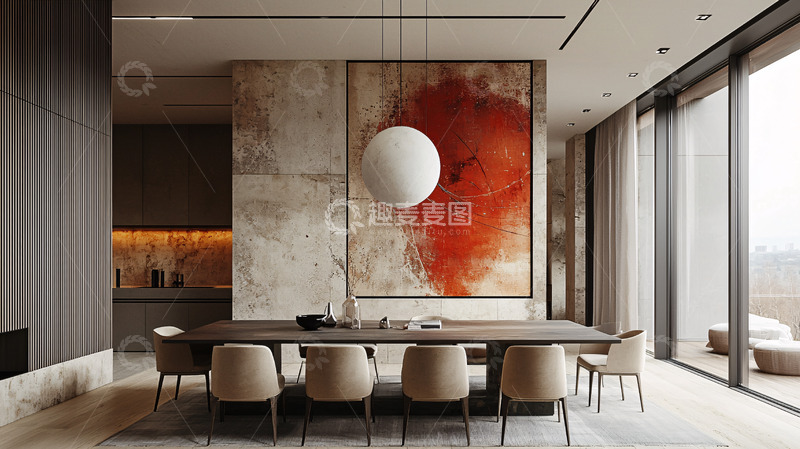 高清大图下载【趣麦麦图】现代简约餐厅