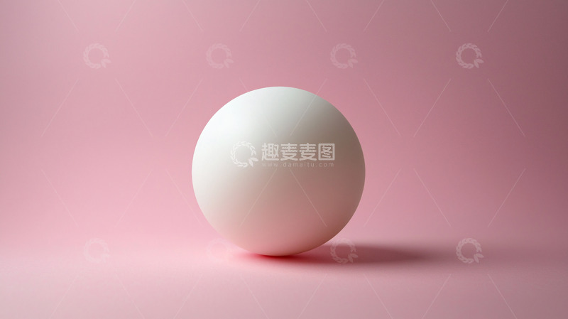 高清大图下载【趣麦麦图】粉色背景上的白色鸡蛋