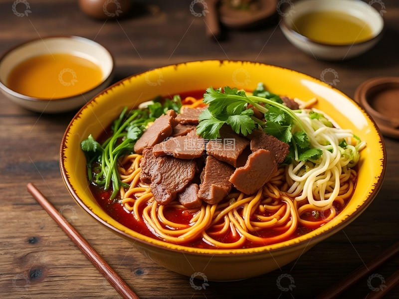 高清大图下载【趣麦麦图】牛肉面创意图6