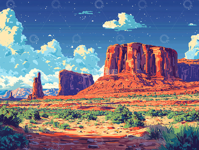 高清大图下载【趣麦麦图】红色岩石