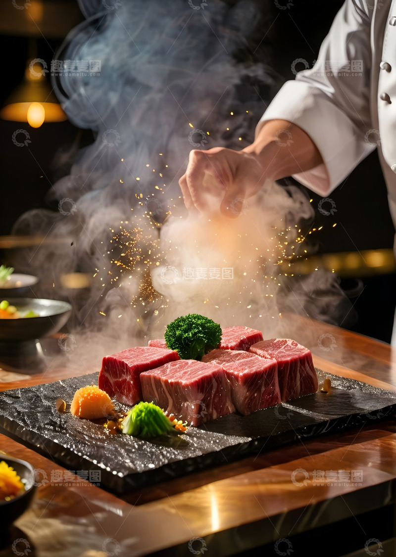 高清大图下载【趣麦麦图】牛排创意图片27