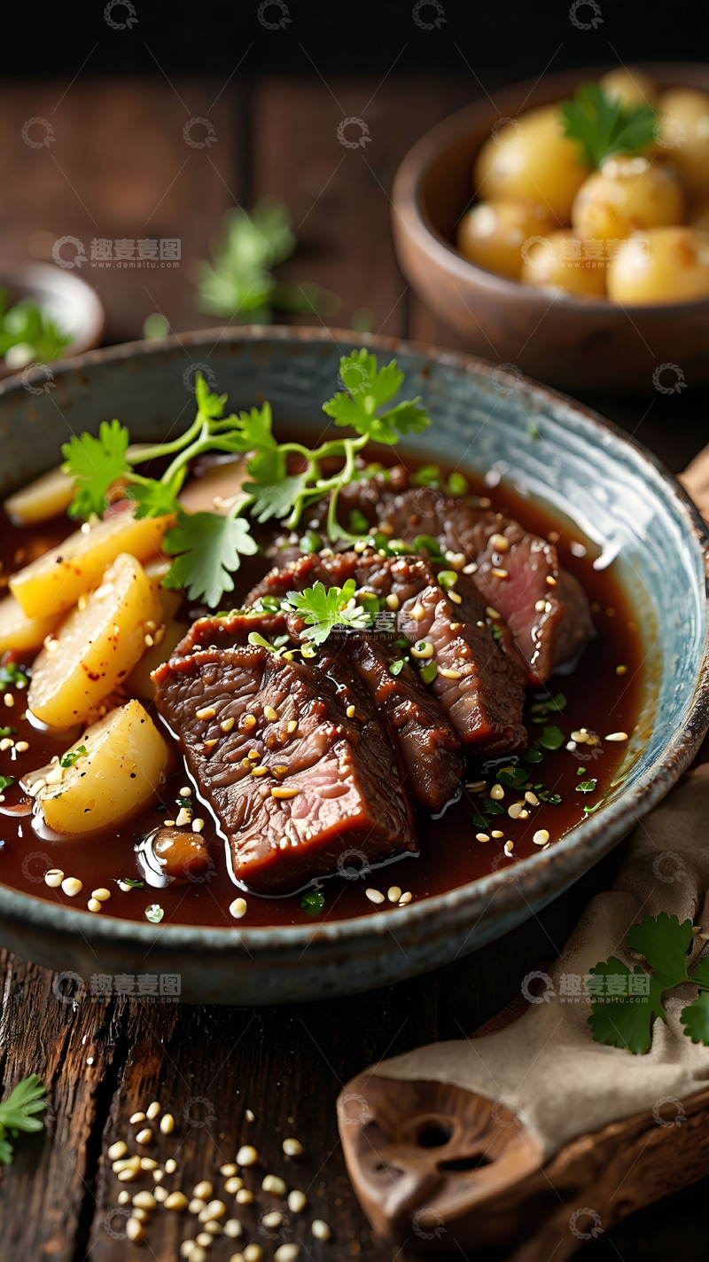 高清大图下载【趣麦麦图】牛排创意图片24