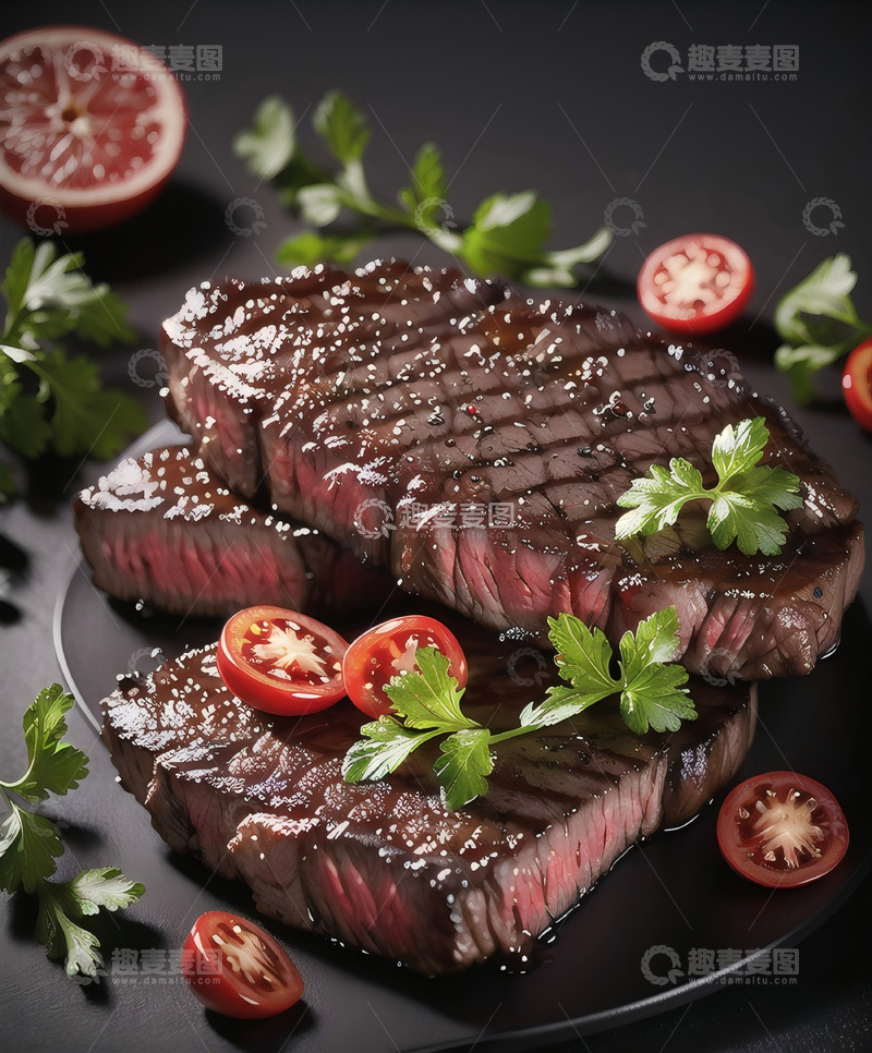 高清大图下载【趣麦麦图】牛排创意图片10