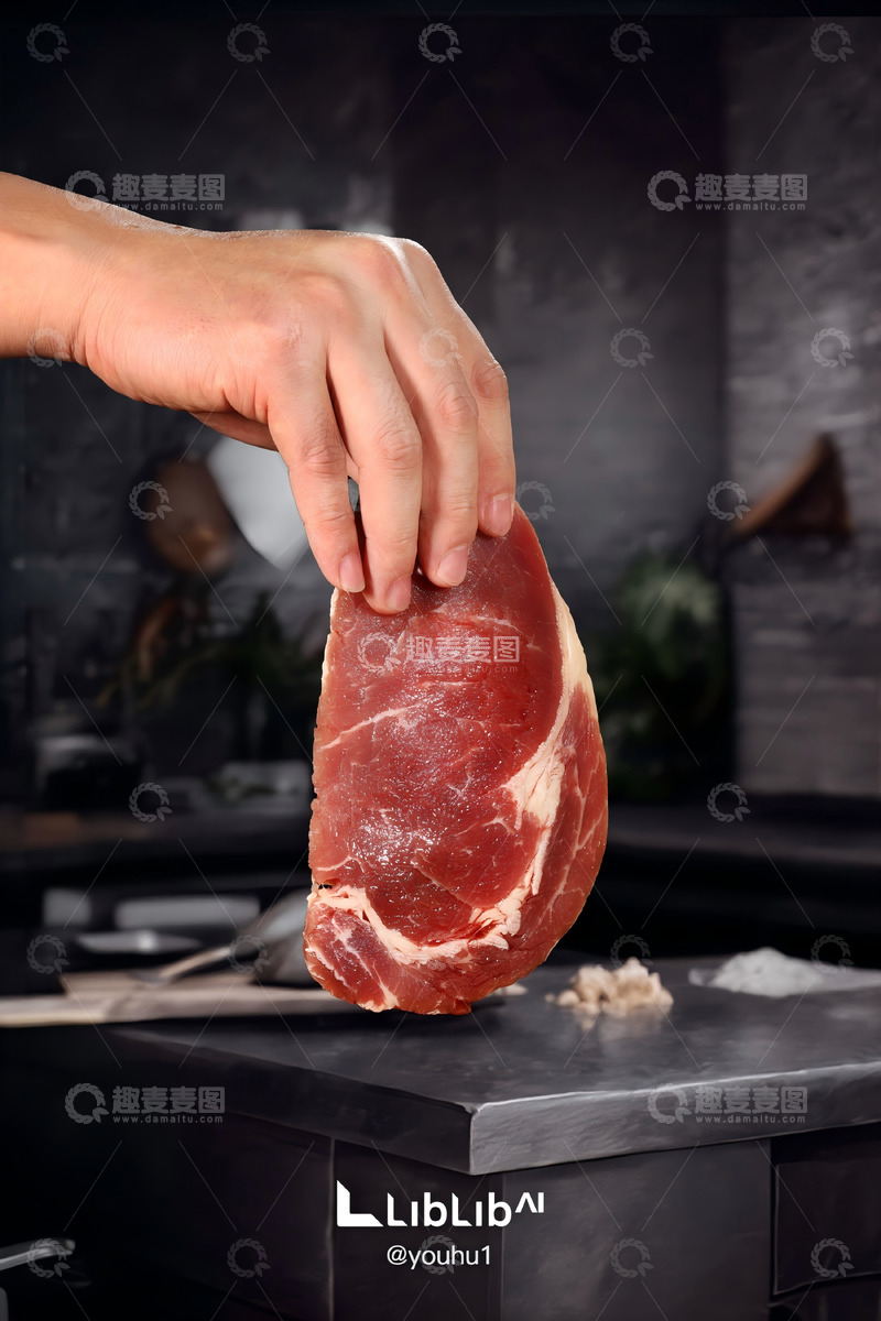 高清大图下载【趣麦麦图】牛排创意图片8