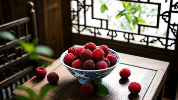 颜值满满的杨梅