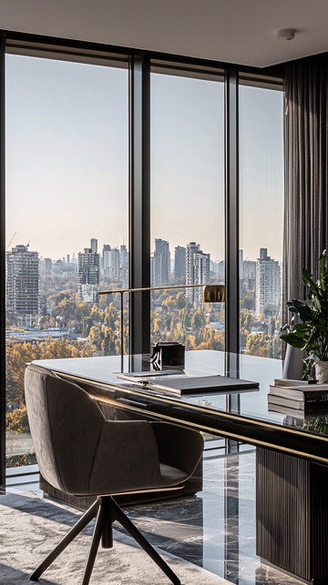 高层写字楼现代化办公室