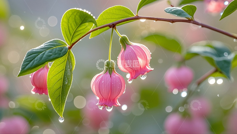 高清大图下载【趣麦麦图】美丽的清晨花朵