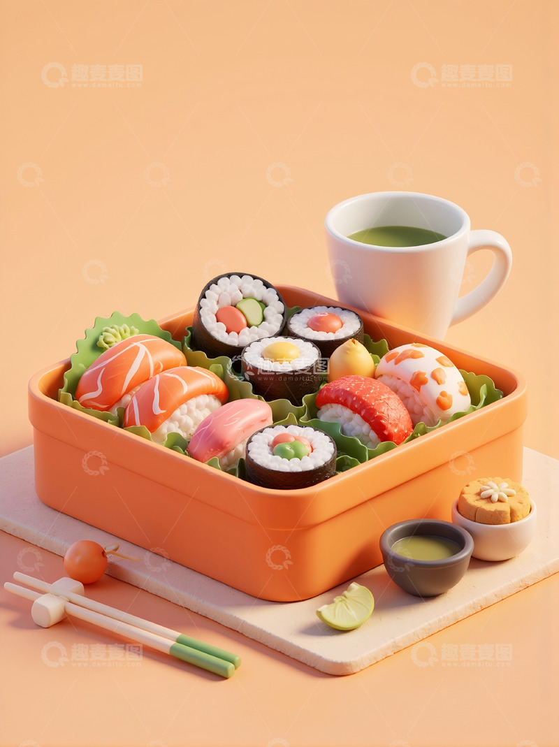 高清大图下载【趣麦麦图】日式寿司创意图19