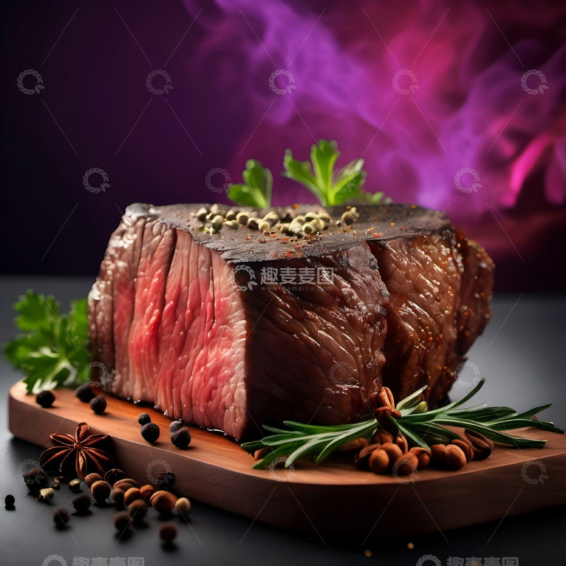 高清大图下载【趣麦麦图】牛排创意图片21