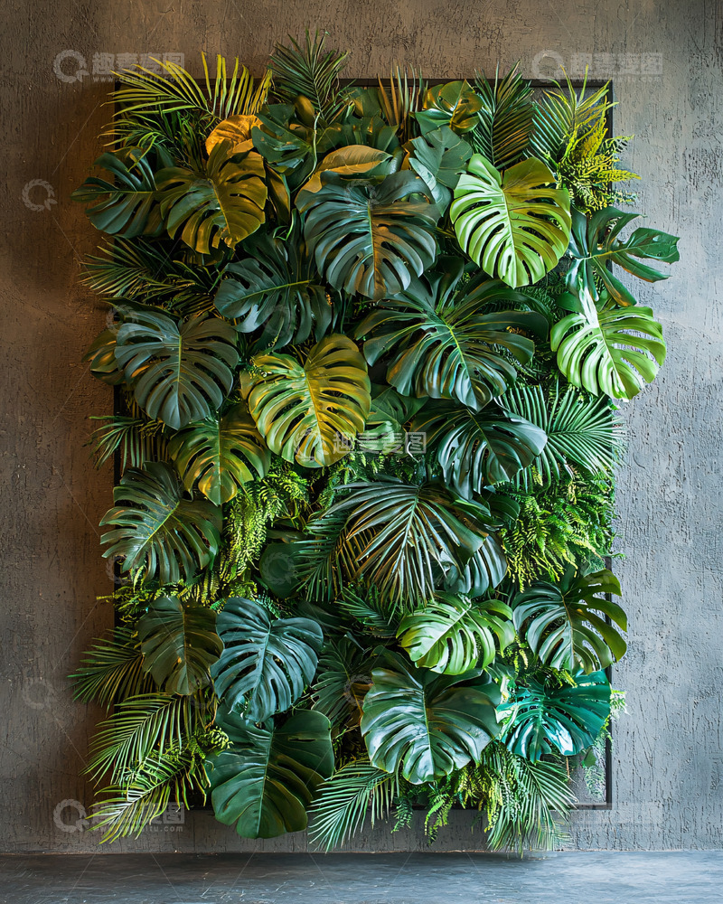 高清大图下载【趣麦麦图】绿植墙