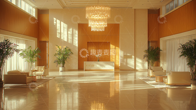 高清大图下载【趣麦麦图】奢华酒店大堂11