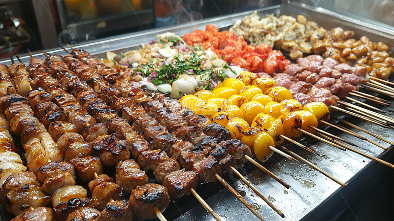 高清大图下载【趣麦麦图】烤肉串