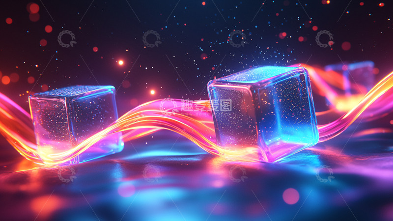 高清大图下载【趣麦麦图】光影魔方