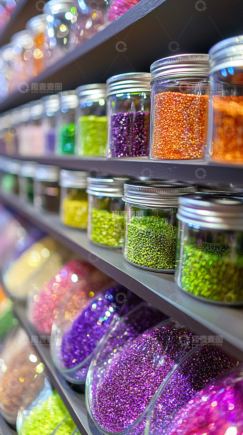 高清大图下载【趣麦麦图】彩色小颗粒