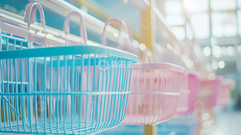 高清大图下载【趣麦麦图】超市购物篮