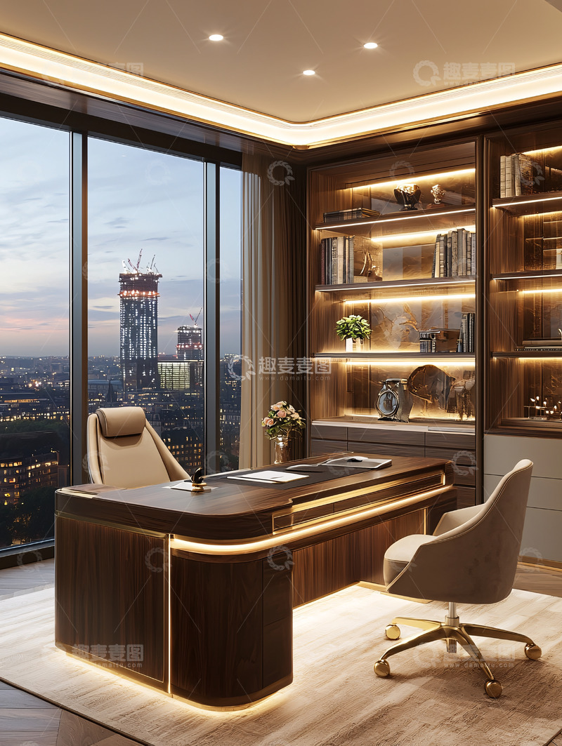 高清大图下载【趣麦麦图】高端大气现代化办公空间
