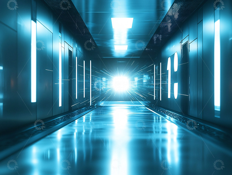 高清大图下载【趣麦麦图】未来科技感走廊