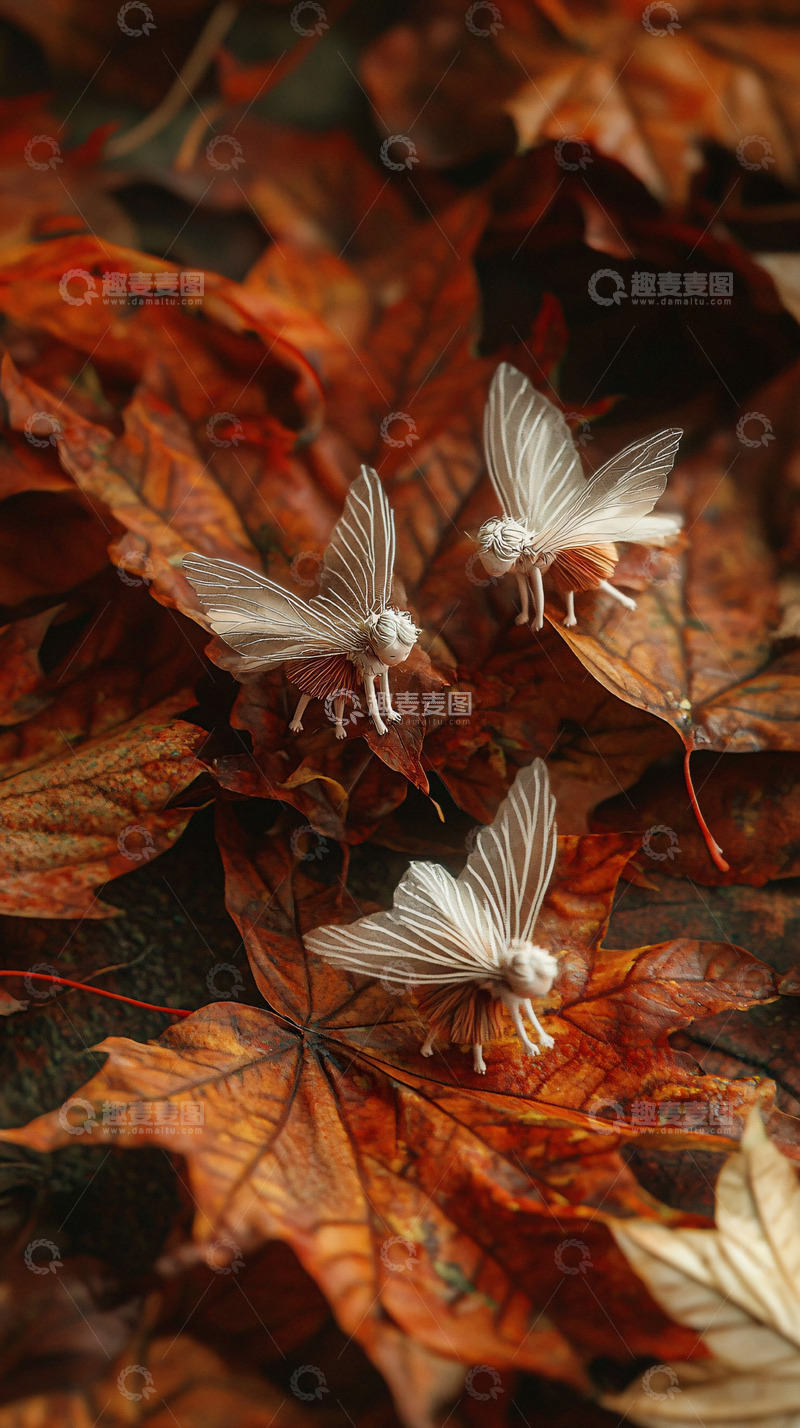 高清大图下载【趣麦麦图】白色小昆虫