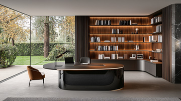 现代轻奢办公桌