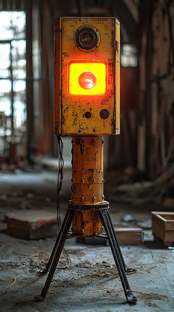 复古工业风信号灯