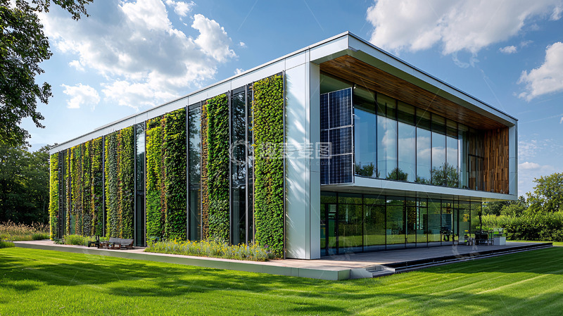 高清大图下载【趣麦麦图】现代绿色生态建筑