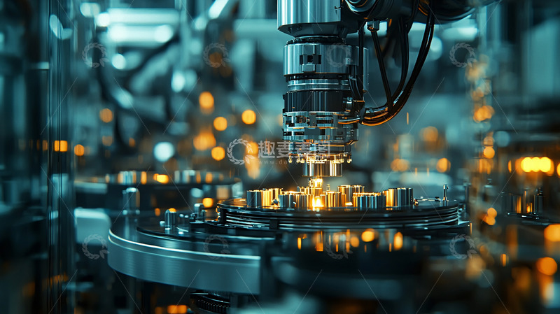 高清大图下载【趣麦麦图】精密机械运作的特写