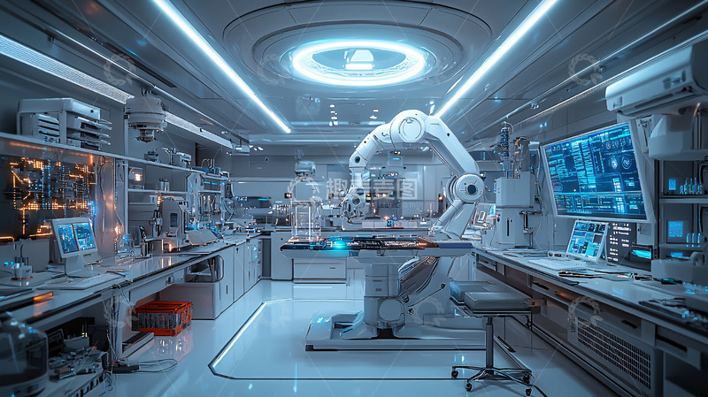 高清大图下载【趣麦麦图】未来科技实验室