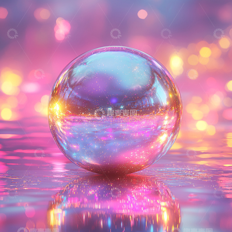 高清大图下载【趣麦麦图】梦幻光球