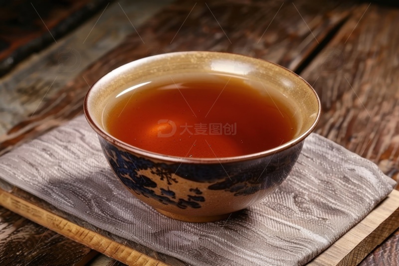 高清大图下载【趣麦麦图】一杯清茶特写