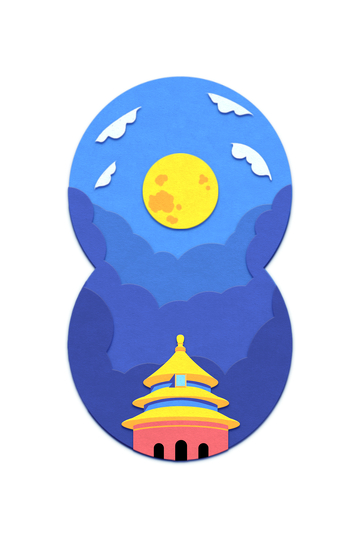 9创意数字北京印象天坛