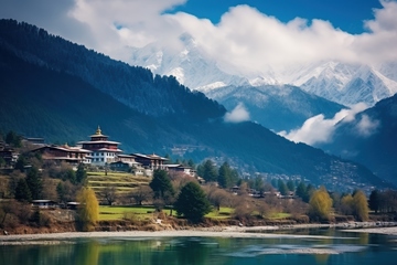 高原远山自然美景