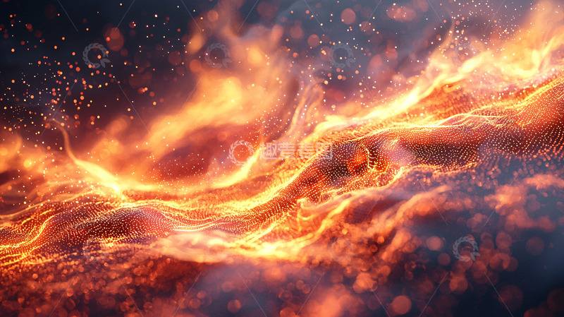 高清大图下载【趣麦麦图】火焰纹理