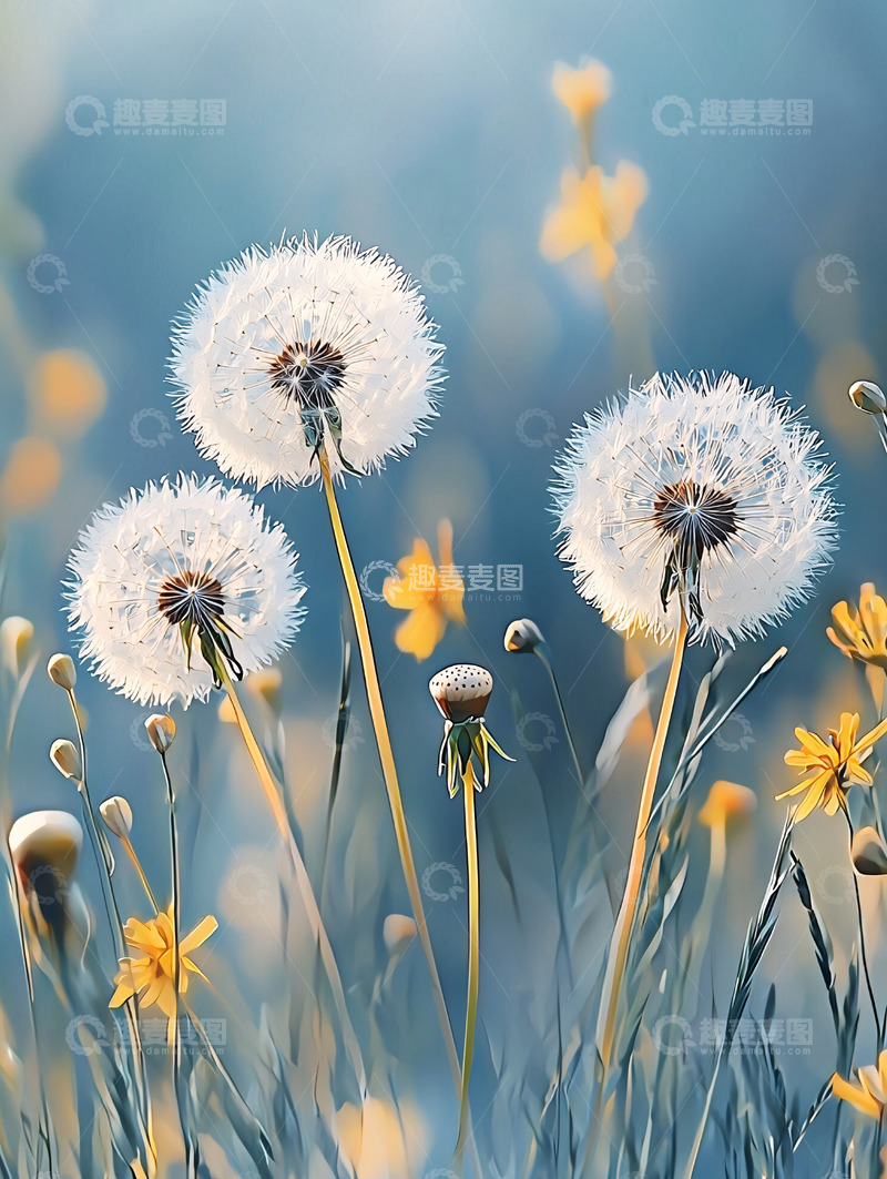 高清大图下载【趣麦麦图】蒲公英1