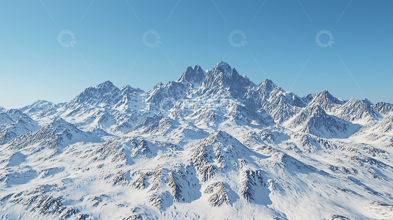 高清大图下载【趣麦麦图】雪山风景