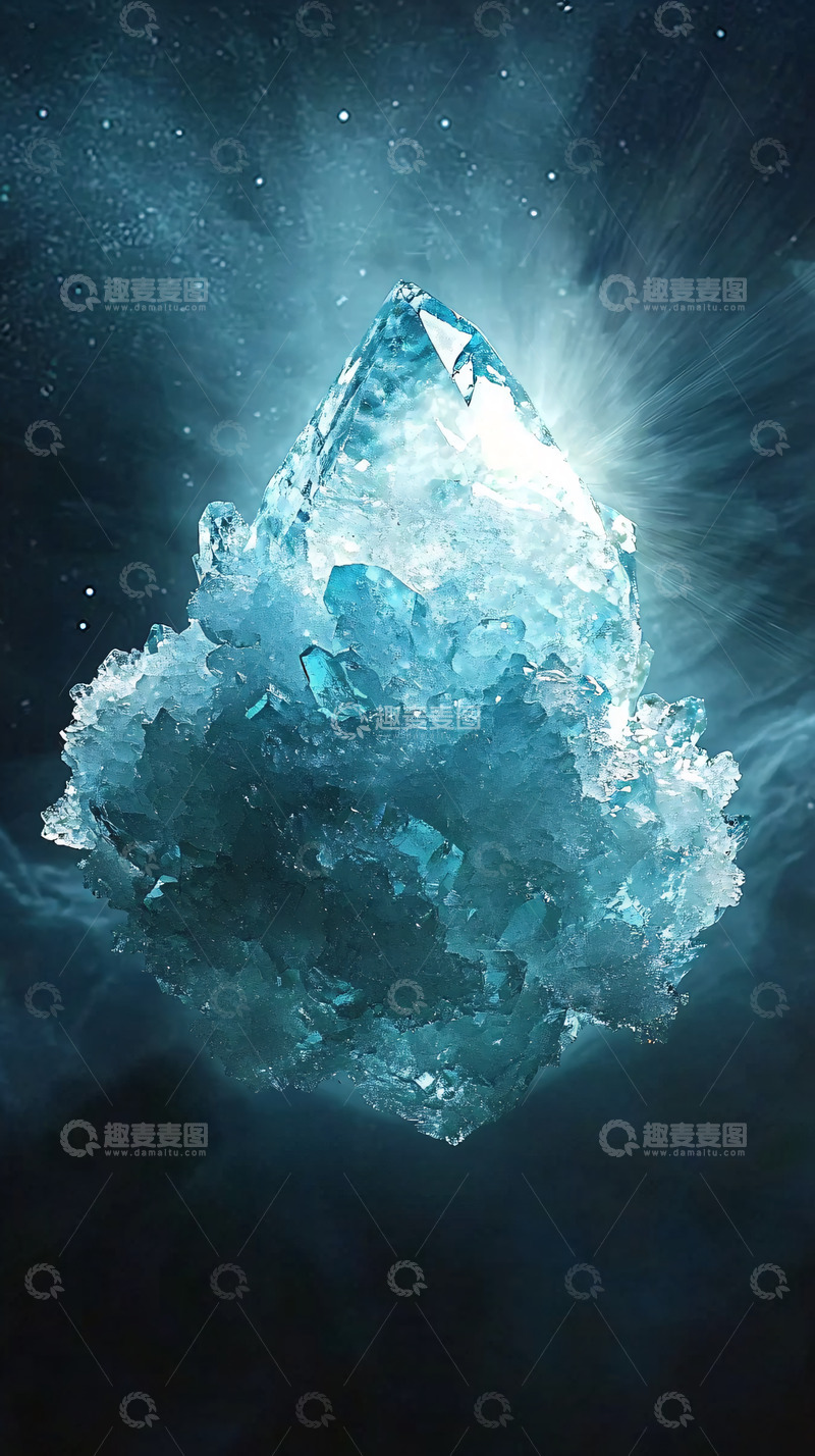 高清大图下载【趣麦麦图】宇宙冰晶