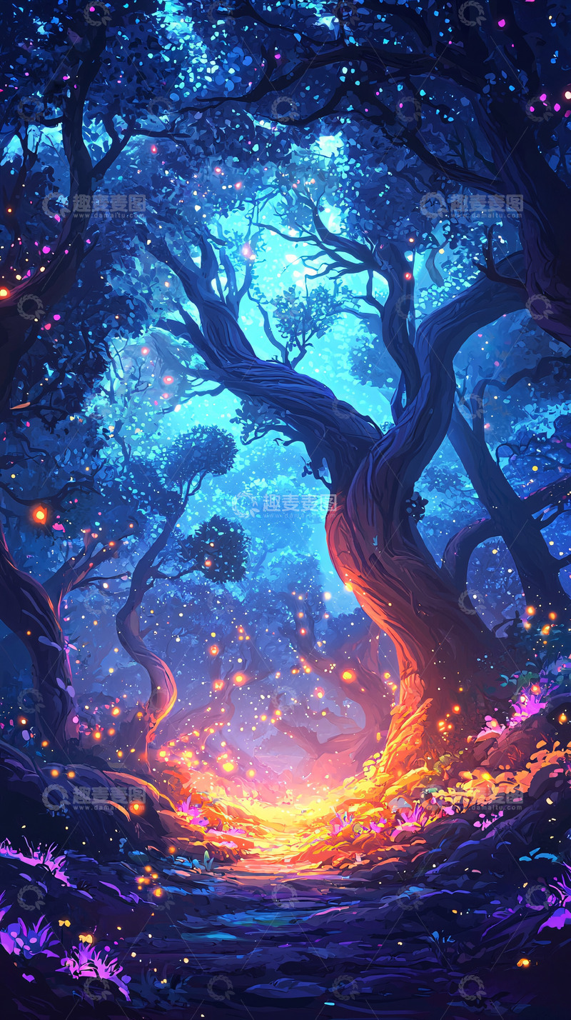 高清大图下载【趣麦麦图】梦幻森林