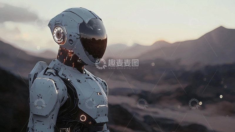 高清大图下载【趣麦麦图】未来机器人