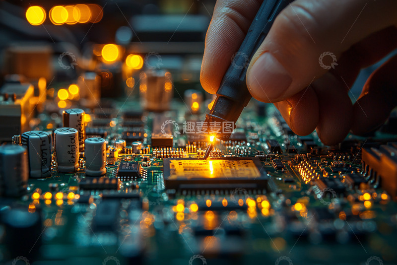 高清大图下载【趣麦麦图】电路板维修