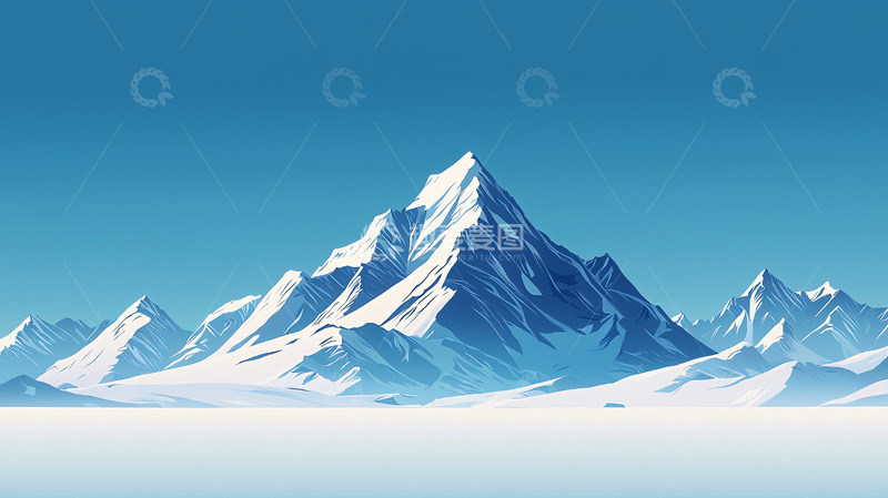 高清大图下载【趣麦麦图】雪山风景