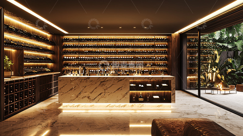 高清大图下载【趣麦麦图】高端酒窖设计