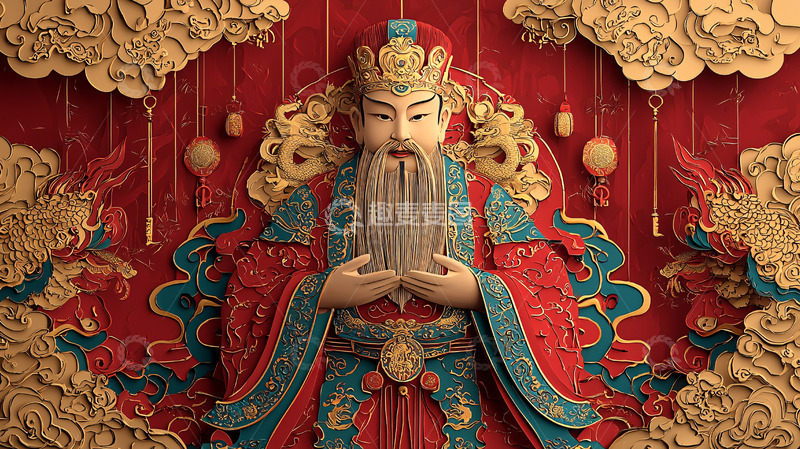 高清大图下载【趣麦麦图】财神爷