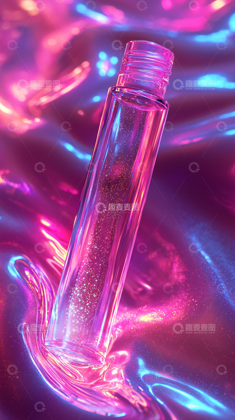 高清大图下载【趣麦麦图】炫彩闪光唇彩瓶