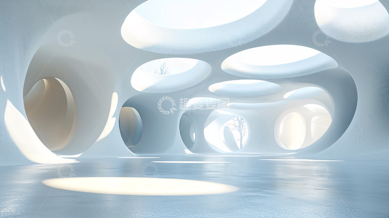 高清大图下载【趣麦麦图】未来主义球形结构