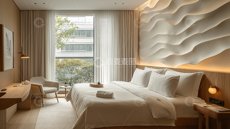 高清大图下载【趣麦麦图】现代简约卧室12
