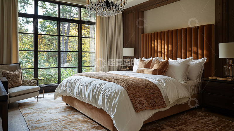 高清大图下载【趣麦麦图】现代简约卧室设计27