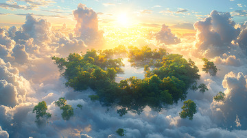 云海之上的绿洲