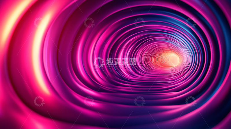 高清大图下载【趣麦麦图】粉紫色渐变光线通道