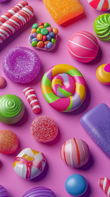 彩色糖果背景