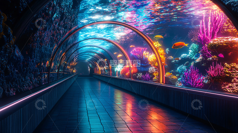 高清大图下载【趣麦麦图】海底隧道